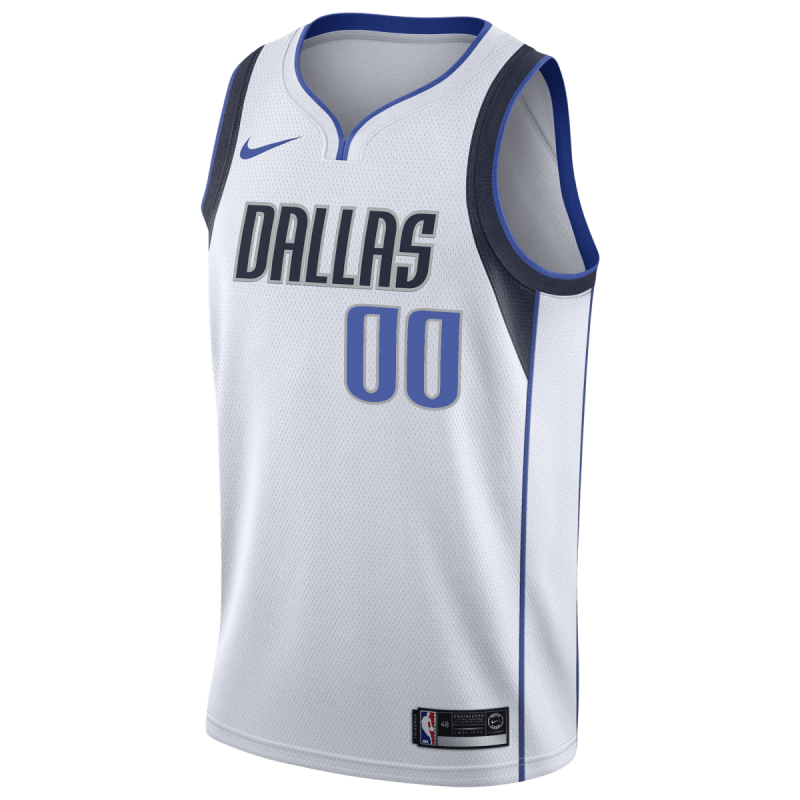 Maillot personnalisé Dallas Mavericks White Association personnalisé