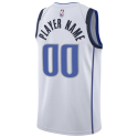Maillot personnalisé Dallas Mavericks White Association personnalisé