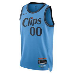 Maillot personnalisé LA Clippers bleu clair City Edition