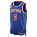 Maillot OG Anunoby #8 New York Knicks Icône Bleue