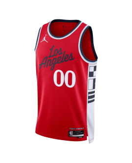 Maillot de déclaration rouge personnalisé des LA Clippers