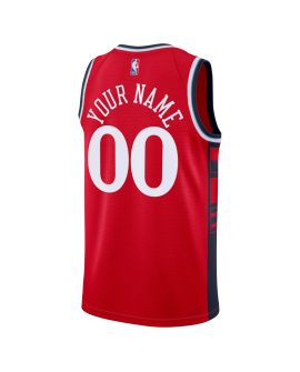 Maillot de déclaration rouge personnalisé des LA Clippers