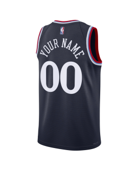 Maillot personnalisé LA Clippers Navy Icon