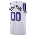 Maillot personnalisé de l'association blanche des Jazz de l'Utah