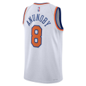 OG Anunoby #8 Maillot de l'association blanche des New York Knicks