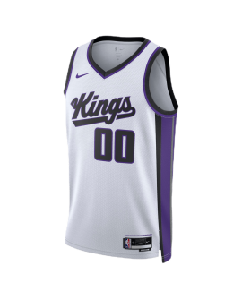 Maillot personnalisé de l'association blanche des Sacramento Kings