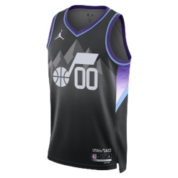 Maillot personnalisé Utah Jazz Black Statement
