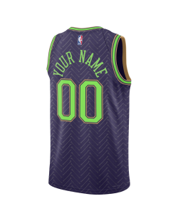 Maillot personnalisé édition Purple City des Pélicans de la Nouvelle-Orléans