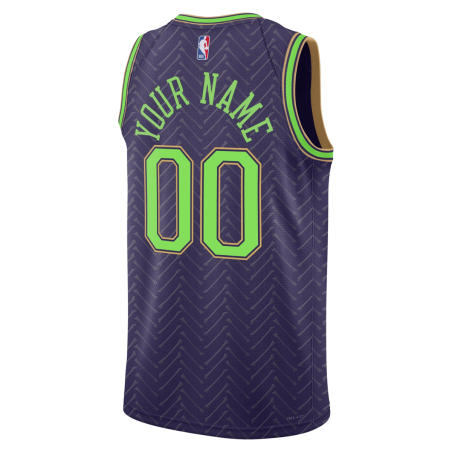 Maillot personnalisé édition Purple City des Pélicans de la Nouvelle-Orléans