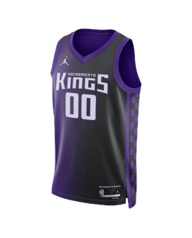 Maillot de déclaration violet personnalisé des Sacramento Kings