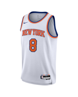 OG Anunoby #8 Maillot de l'association blanche des New York Knicks