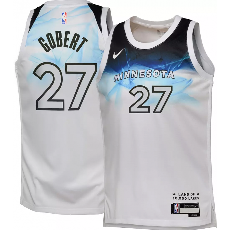 Maillot Swingman Nike Jeunesse 2024-25 City Edition Minnesota Timberwolves Rudy Gobert