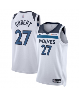 Maillot Swingman Nike Rudy Gobert Minnesota Timberwolves - Édition classique - Noir