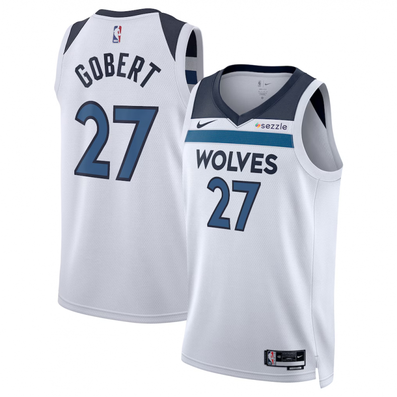 Maillot Swingman Nike Rudy Gobert Minnesota Timberwolves - Édition classique - Noir