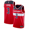 Maillot Swingman Nike rouge unisexe Trae Young des Washington Wizards - Édition Icon
