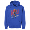 Sweat à capuche bleu dégradé Oklahoma City Thunder Shai Gilgeous-Alexander 500 Level pour homme
