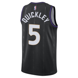 Immanuel Quickley #5 Maillot des Raptors de Toronto édition Black City