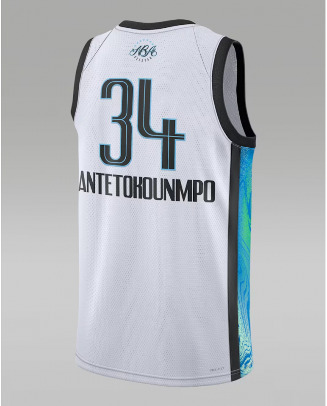Giannis Antetokounmpo 2026 NBA All-Star Jeu Maillot Nike Dri-FIT NBA Swingman pour Homme