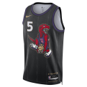 Immanuel Quickley #5 Maillot des Raptors de Toronto édition Black City