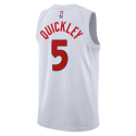 Immanuel Quickley #5 Maillot blanc de l'association des Raptors de Toronto