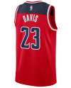 Maillots Swingman Nike rouges unisexes Anthony Davis des Washington Wizards - Édition Icon