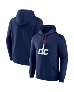 Sweat à capuche pour homme Washington Wizards bleu marine avec logo alternatif