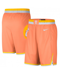 Short Swingman Nike Orange 2025/26 City Edition Remix Dri-FIT pour homme des Cleveland Cavaliers