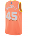 Maillot Swingman Nike orange 2025/26 unisexe Cleveland Cavaliers Donovan Mitchell - Édition City