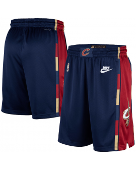 Short Swingman Hardwood Classics Classic Edition bleu marine Nike pour homme des Cleveland Cavaliers