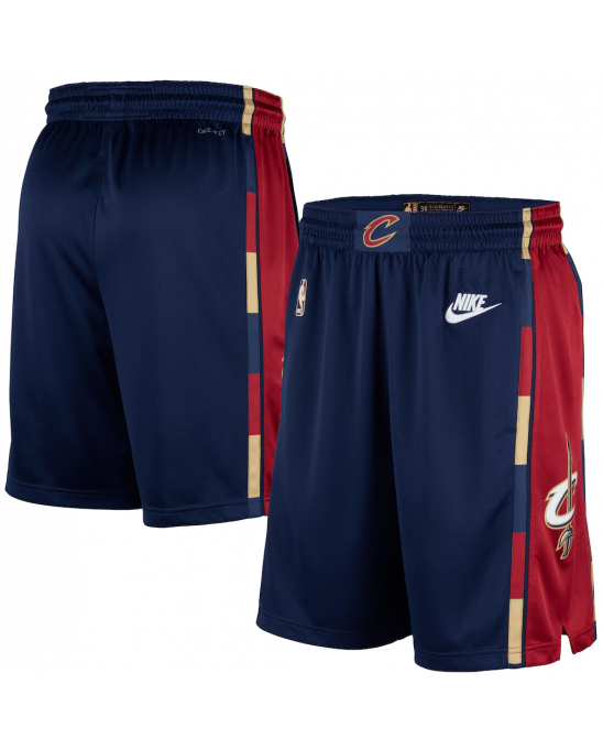 Short Swingman Hardwood Classics Classic Edition bleu marine Nike pour homme des Cleveland Cavaliers