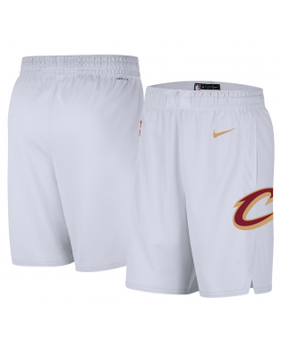 Short Swingman Nike blanc 2019/20 Icon Edition pour homme des Cleveland Cavaliers