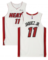 Maillot Nike Association blanc Authentic des Miami Heat, signé par Jaime Jaquez Jr.
