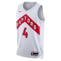 Scottie Barnes #4 Maillot blanc de l'association des Raptors de Toronto