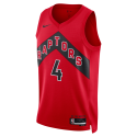 Scottie Barnes #4 Maillot icône rouge des Raptors de Toronto