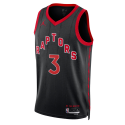 Brandon Ingram #3 Maillot de déclaration noir des Raptors de Toronto