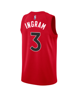 Brandon Ingram #3 Maillot icône rouge des Raptors de Toronto