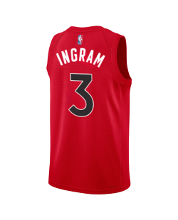 Brandon Ingram #3 Maillot icône rouge des Raptors de Toronto