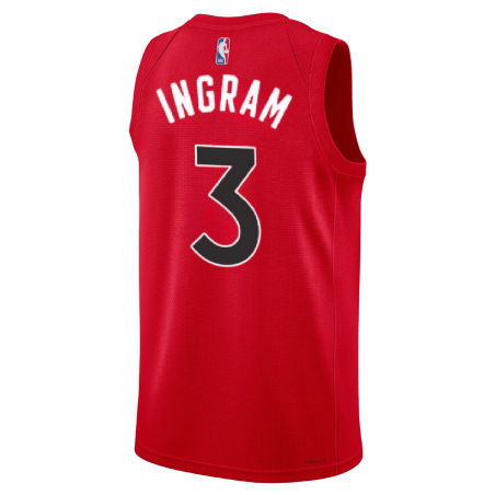 Brandon Ingram #3 Maillot icône rouge des Raptors de Toronto