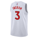 Brandon Ingram #3 Maillot blanc de l'association des Raptors de Toronto