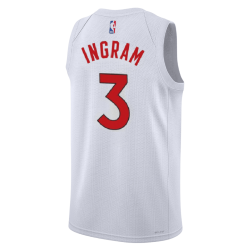 Brandon Ingram #3 Maillot blanc de l'association des Raptors de Toronto