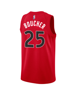 Chris Boucher #25 Maillot icône rouge des Raptors de Toronto