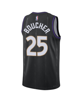 Chris Boucher #25 Maillot des Raptors de Toronto édition Black City