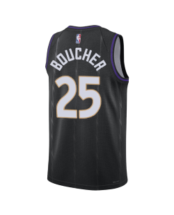 Chris Boucher #25 Maillot des Raptors de Toronto édition Black City