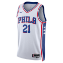 Joel Embiid #21 Maillot blanc de l'association des 76ers de Philadelphie