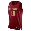 Darius Garland #10 Maillot icône bordeaux des Cleveland Cavaliers