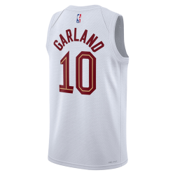 Darius Garland #10 Maillot blanc de l'association des Cleveland Cavaliers