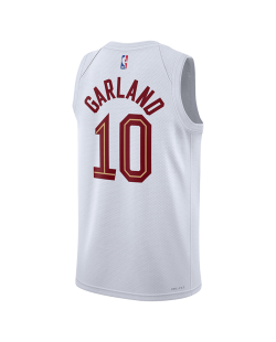 Darius Garland #10 Maillot blanc de l'association des Cleveland Cavaliers