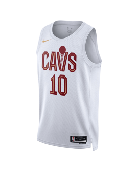 Darius Garland #10 Maillot blanc de l'association des Cleveland Cavaliers