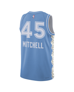 Donovan Mitchell #45 Maillot Cleveland Cavaliers Blue City Edition