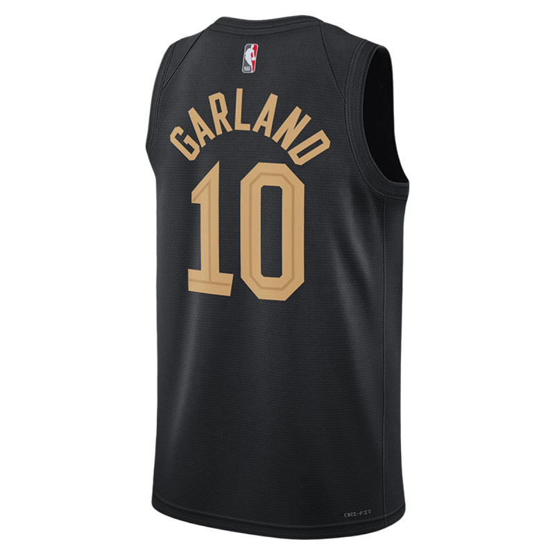 Darius Garland #10 Maillot de déclaration noir des Cleveland Cavaliers